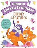 Mindful Sticker By Number: Cuddly Creatures