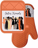 Sister Friends Mitt/Pot Holder Set